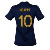 Frankrike Kylian Mbappe #10 Hjemmedrakt Kvinner VM 2022 Kortermet